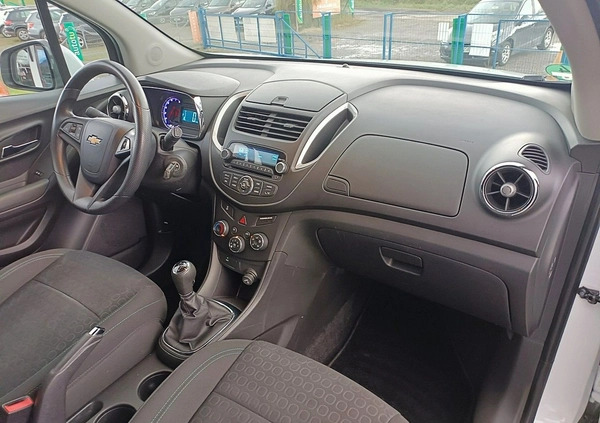 Chevrolet Trax cena 39900 przebieg: 100963, rok produkcji 2013 z Pruszcz Gdański małe 379